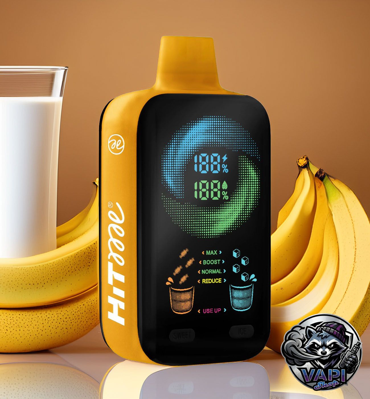 Hitme Hitec 25000 - Banana Milk 5% Hitme Hitec 25000 - Banana Milk 5%