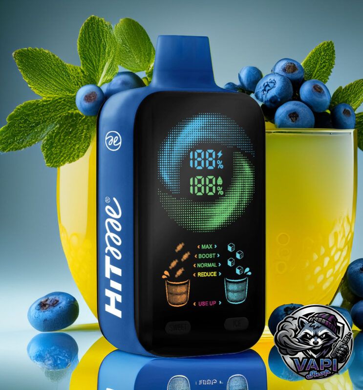 Hitme Hitec 25000 - Blue Razz Lemonade 5%