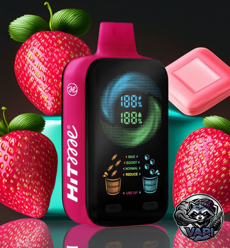 Hitme Hitec 25000 - Strawberry Bubblegum 5%