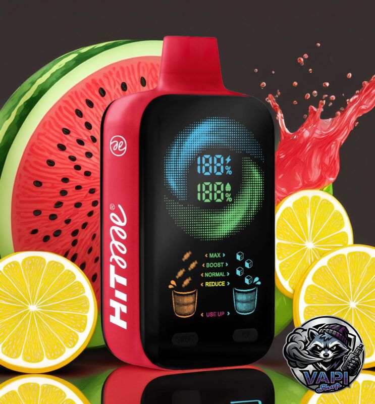 Hitme Hitec 25000 - Watermelon Lemon 5%