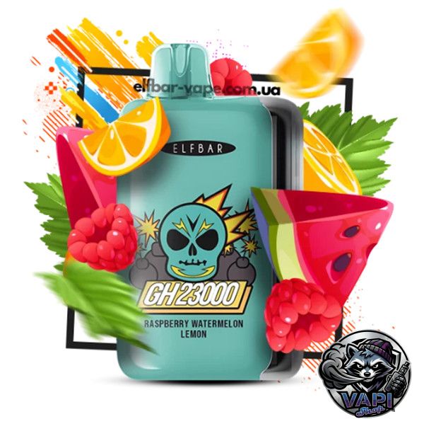 Elf Bar GH 23000 - Raspberry Watermelon Lemon 5% Elf Bar GH 23000 - Raspberry Watermelon Lemon 5%