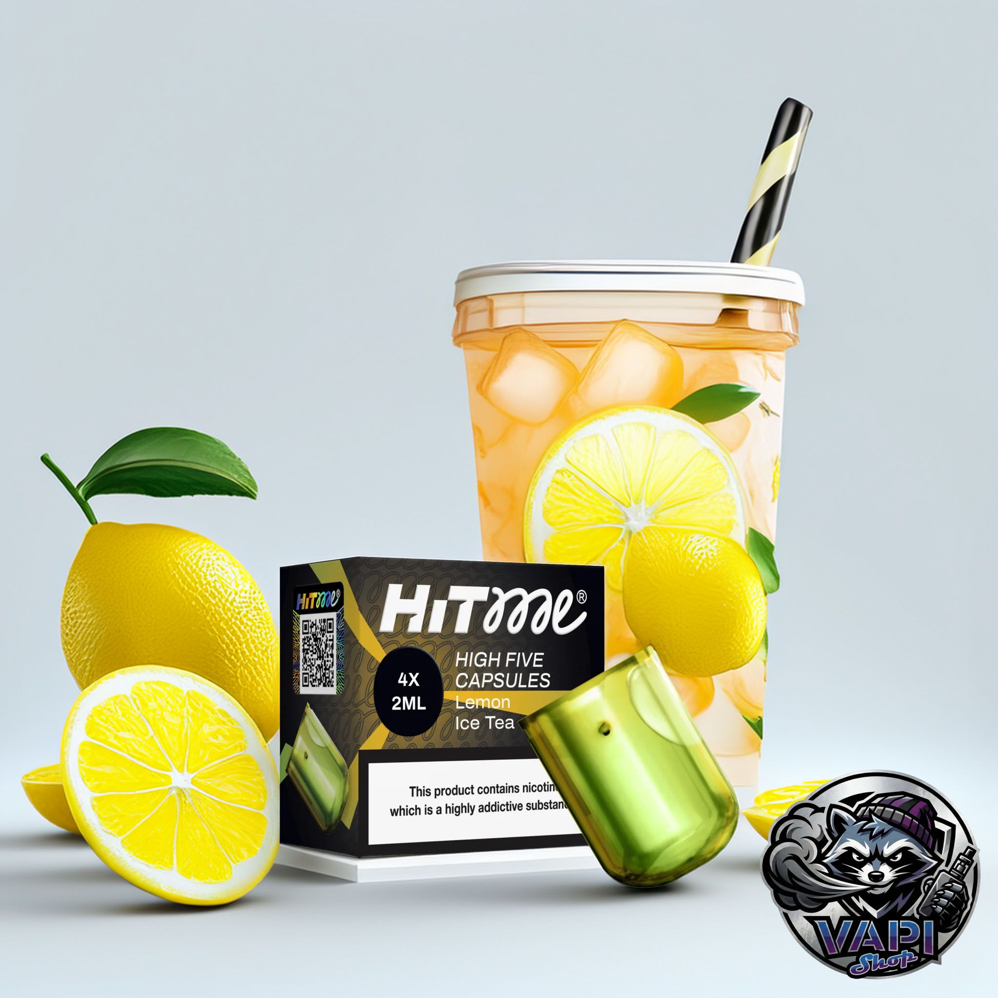 Hitme High Five Capsules – Lemon Ice Tea 2% Hitme High Five Capsules – Lemon Ice Tea 2%