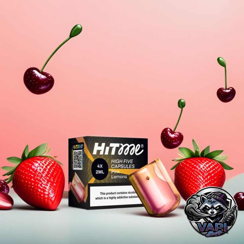 Hitme High Five Capsules – Pink Lemonade 2%