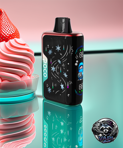 poco-snowman-strawberry-ice-cream