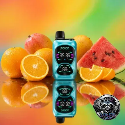 Poco Double 26000 – Energy Drink & Orange Mango Watermelon 5%