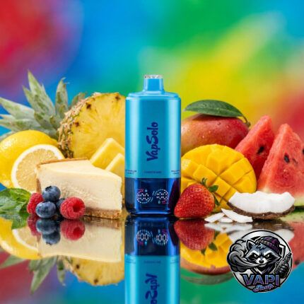 VapSolo 180K 6in1 Sixer – Cheesecake & Pineapple Lemon & Blueberry Sour Raspberry & Strawberry Mango & Lemon Lime & Watermelon Coconut 5%