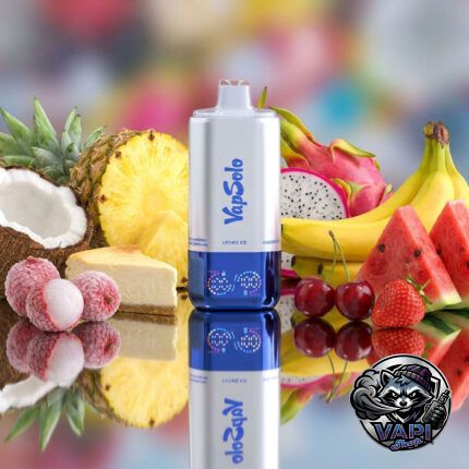 VapSolo 180K 6in1 Sixer – Lychee Ice & Cheesecake & Pina Colada & Mixed Berry & Dragonfruit, Banana, Cherry & Strawberry Watermelon 5%