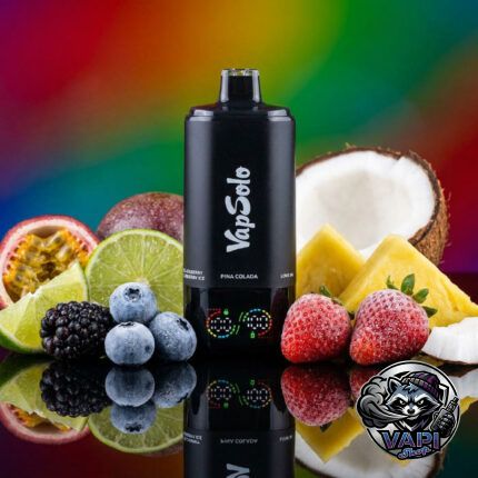 VapSolo 180K 6in1 Sixer – Pina Colada & Love 66 & Lime Passion Fruit & Monster Mango & Strawberry Ice & Blackberry Blueberry Ice 5%