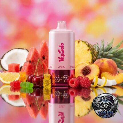 VapSolo 180K 6in1 Sixer – Sex On The Beach & Raspberry Watermelon & Happy Ranch & Lemon Peach & Pink Lemonade & Fizz Cherry 5%